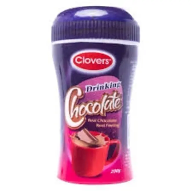 Clovers Drinking Chocolate Jar 200g